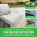 Pool Float Bean Bag Lounger - Extra Large No Air Inflation needed, Made in USA