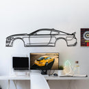 Mustang GT500 Detailed Metal Car Wall Art - NC1059