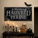 Personalized Haunted House Halloween Sign III