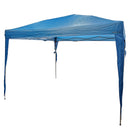 GDYEVO Patio 10x10 ft Pop Up Canopy Tent, Outdoor Canopy, Commercial Instant Gazebos, Easy Set up Carpas for Events, Parties, Camping, Blue.