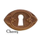 Wooden Embossed Oval Keyhole Cover