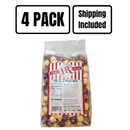 Peanut Butter & Jelly Popcorn | Pack of 4 | 7 oz | Shipping Included | HR Poppin' Snacks