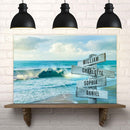 Family Names Beach Sign