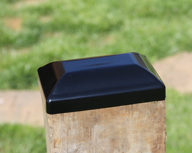 4X6 (nominal size) Steel Post Cap (3.5 x 5.5 Post Size)