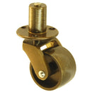 Premium Solid Brass Furniture Caster with 19th Century Design and Two Finishes