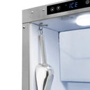 ZLINE 15" Touchstone Clear Cube Ice Maker Drain Pump Stainless Steel Polished Gold ICCDZ-ST-15-G