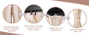 Ainfox 12*16Ft Patio Gabezo Outdoor Canopy with Mosquito with 2200lbs weight capacity of snow