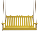 Keystone Amish Co. 4 Foot York Porch Swing, Yellow