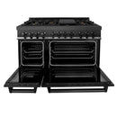 ZLINE 48" Bundled Stainless DualRange RangeHood Dishwasher 3KP-RABRH48-DW