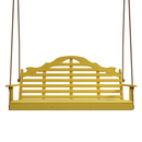 Keystone Amish Co. 5 Foot Milan Porch Swing, Yellow