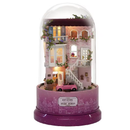 Miniature Wizardi Roombox Kit - Meet at the Corner Dollhouse Kit