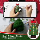 Donut, Bell, Tree and Reindeer Needle Felting Kit by Wizardi F07N8-Z-11