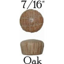Wood Plugs, Rounded Head, End Grain
