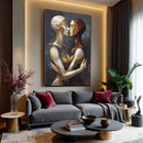 Embrace of Geometry Abstract Wall Art