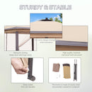 Ainfox 11Ft X 11Ft Steel Frame Pop-up Canopy