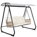 East Green Parker Patio Swing with Canopy Stand