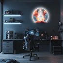 Space Shuttle Plexiglass Neon Art, Uv Print Neon Sign, Neon Light Sign, Neon Wall Art