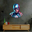 UV Printed Captain America Neon Sign,Neon Wall Art,Neon Light Sign
