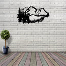 Maroon Bells Peak Metal Wall Art – Colorado Aspen Scenic Mountain Wall Decor