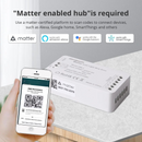 ZML3 Matter Over WiFi LED Strip Light Controller RGBCW - Smart LED Driver Compatible with Alexa, Google Home, and Apple Home App
