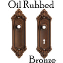Door Trim Plate with Victorian Detailing