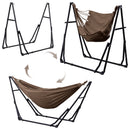 Ainfox 2 in 1 Portable Hammock Bed Camping Chair with Stand Included