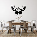 Deer Antlers Metal Wall Art – Wildlife Rustic Hunting Cabin Home Decor