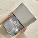 100% Microfiber Jersey Knit Sheet Set with Pillowcase-Gull Gray