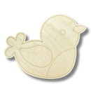 Unfinished Wood Etched Bird Shape | Paint By Line Crafts | up to 30" DIY