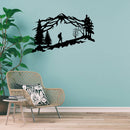 Mountain Backpacker- Metal Wall Art