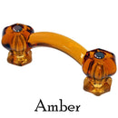 Colorful Glass Handle, Hexagon