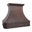 Akicon Custom Copper Range Hood Handmade with Custom Size and Finish