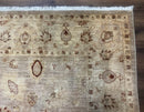 Pakistani Peshawar Rug 8x11, Indo Persian Mahal Carpet, Traditional Wool Oriental Rug