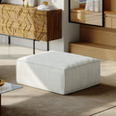 Sectional Sofa Ottoman , Cream