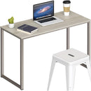 Maple 32 Inch Desk For Home Office With Steel Frame