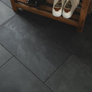Montauk Black Gauged Slate Wall and Floor Tile - MSI Collection