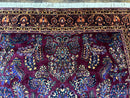Antique Karastan Rug 8.6 x 12, Wool Pile, Vintage Discontinued Karastan Sarouk Lanamar