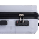 Hardshell Suitcase Spinner Wheels PP Luggage Sets Lightweight Durable Suitcase with TSA Lock,3-Piece Set (20/24/28), Silver
