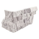 Rockmount Luna Gray 6"x18" Marble Splitface Ledger Corner Panel Wall Tile - MSI Collection