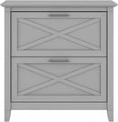 Key West 2 Drawer Lateral File Cabinet In Cape Cod Gray