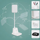 LED Desk Lamp With Wireless Charger White 800 Lumen