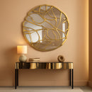 Large Gold Irregular Frame Wall Mirror Living Room Decor