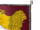 Persian Gabbeh Rug 3x4, Lion Pictorial, Red