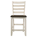 Tasnim - Counter Height Chair (Set of 2) - Oak & Antique White
