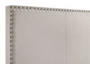Boyd Upholstered California King Panel Bed Ivory