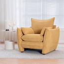 Sharp-Angle Modern Chair - Suitable for a variety of scenarios, this is a stylish single seat for modern spaces Yellow