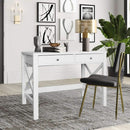 40 Inch White Computer Desk For Home Office Use And Study