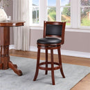 Augusta Bar Height Swivel Kitchen Bar Stool Black Cherry