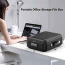 Fireproof Document Box Hard Shell Lock UL Certified