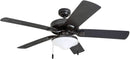 Belmar 52 Inch Bronze Damp Rated Ceiling Fan LED Light